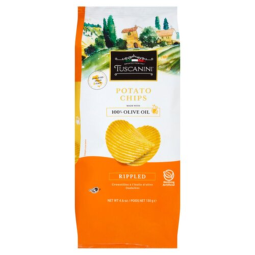 Tuscanini Rippled Potato Chips, 4.6 oz