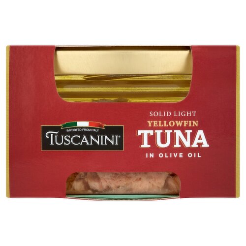 Tuscanini Solid Light Yellowfin Tuna in Olive Oil, 5.6 oz