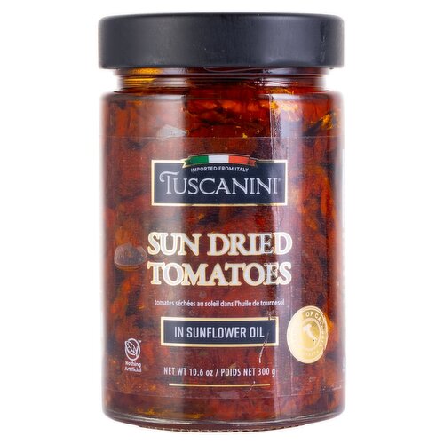 Tuscanini Sun Dried Tomatoes in Sunflower Oil, 10.6 oz
