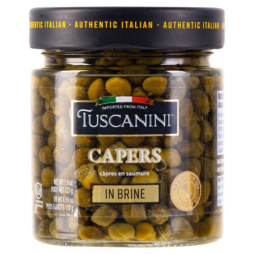 Tuscanini Capers in Brine, 7.9 oz
