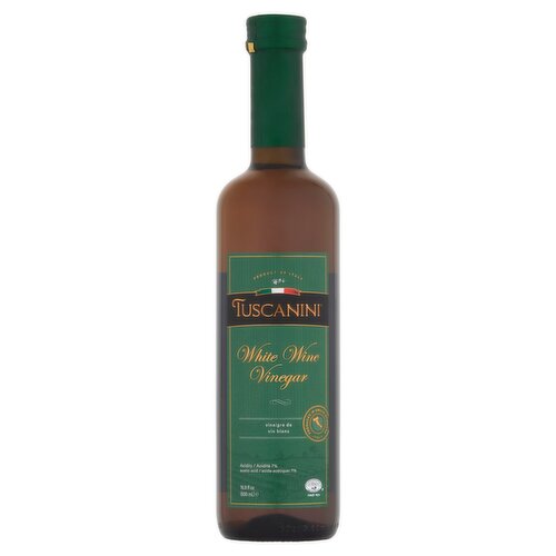 Tuscanini White Wine Vinegar, 16.9 fl oz