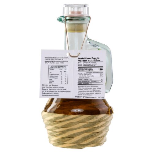Tuscanini Extra Virgin Olive Oil with Garlic, 8.5 fl oz
