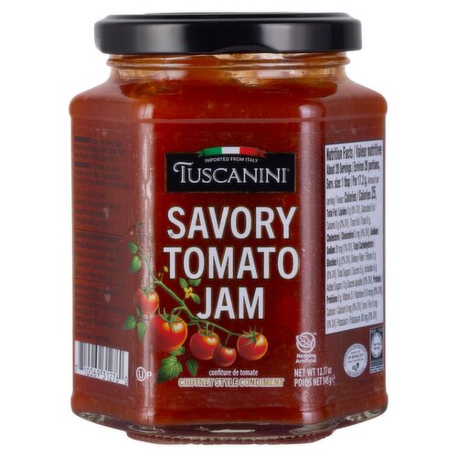 Tuscanini Savory Tomato Jam, 12.17 oz