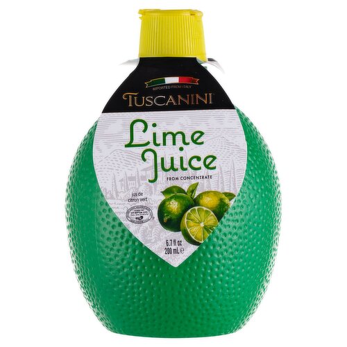 Tuscanini Lime Juice From Concentrate, 6.7 fl oz
