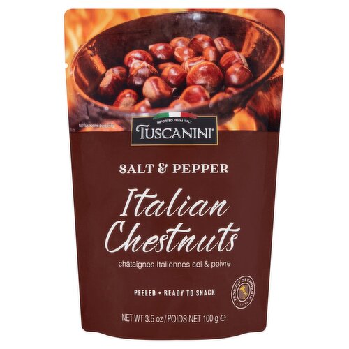 Tuscanini Salt & Pepper Italian Chestnuts, 3.5 oz