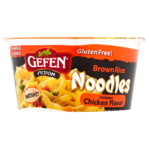 Gefen Fusion Imitation Chicken Flavor Brown Rice Noodles, 2.25 oz