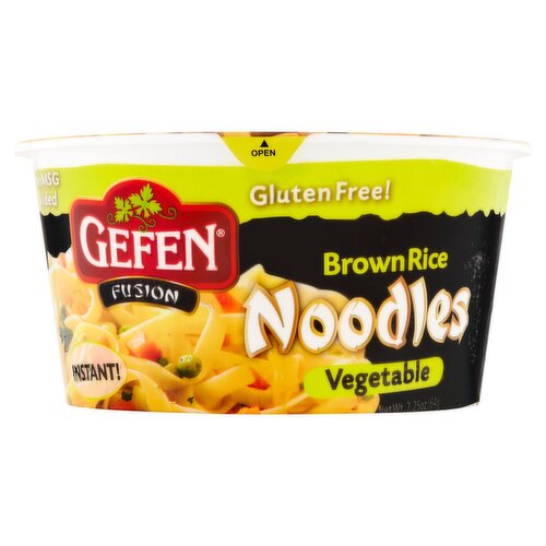 Gefen Fusion Gluten Free! Vegetable Brown Rice Noodles, 2.25 oz