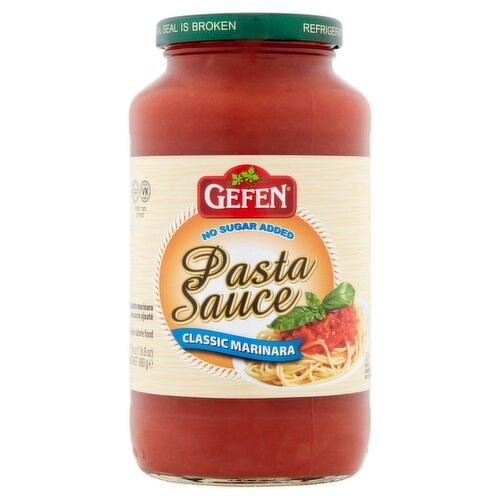 Gefen No Sugar Added Classic Marinara Pasta Sauce, 24 oz