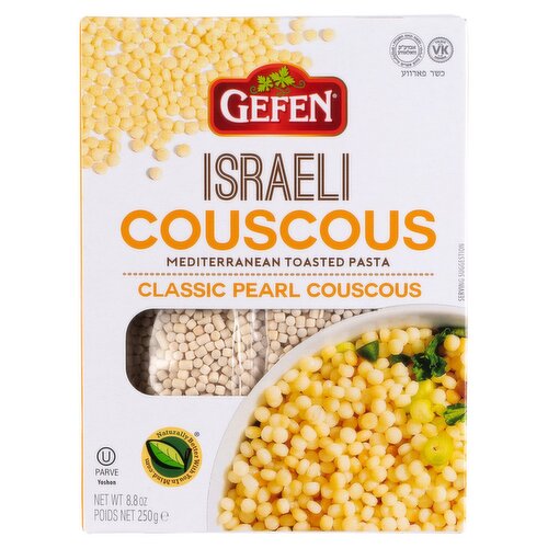 Gefen Israeli Couscous Mediterranean Toasted Pasta, 8.8 oz