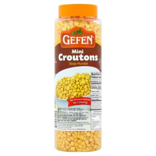 Gefen Mini Croutons Soup Mandel, 13 oz