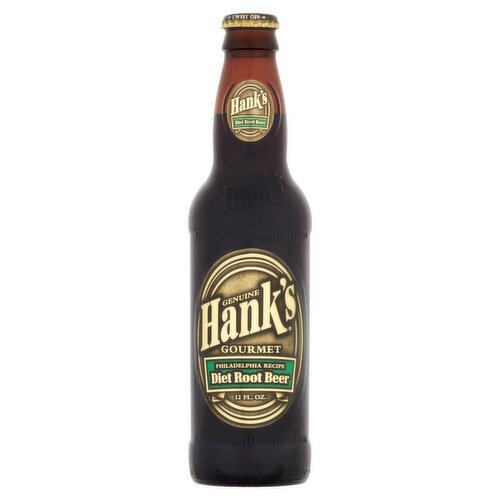 Hank's Genuine Gourmet Diet Root Beer, 12 fl oz