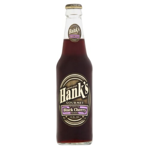 Hank's Genuine Gourmet Wishniak Black Cherry Soda, 12 fl oz