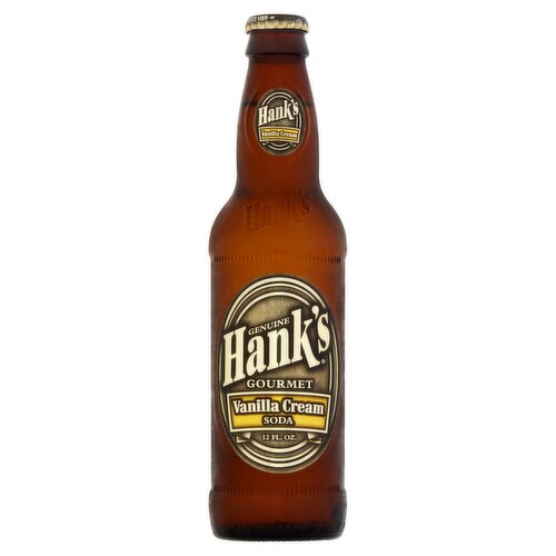 Hank's Genuine Gourmet Vanilla Cream Soda, 12 fl oz