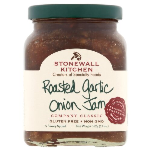 Stonewall Kitchen Roasted Garlic Onion Jam, 13 oz