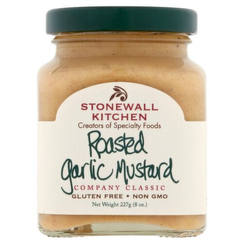 Stonewall Kitchen Roasted Garlic Mustard, 8 oz