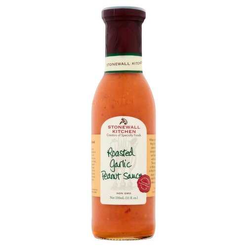 Stonewall Kitchen Roasted Garlic Peanut Sauce, 11 fl oz