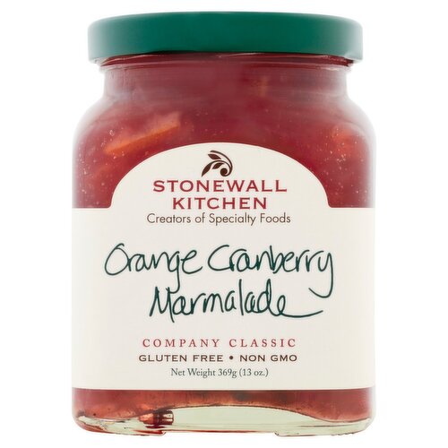 Stonewall Kitchen Orange Cranberry Marmalade, 13 oz