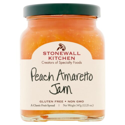 Stonewall Kitchen Peach Amaretto Jam, 12.25 oz