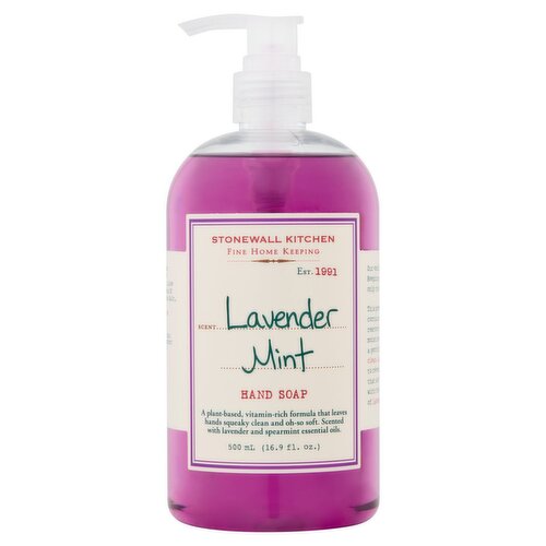 Stonewall Kitchen Lavender Mint Hand Soap, 16.9 fl oz