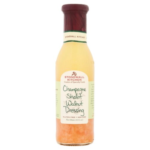 Stonewall Kitchen Champagne Shallot Walnut Dressing, 11 fl oz