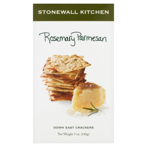 Stonewall Kitchen Rosemary Parmesan Down East Crackers, 5 oz