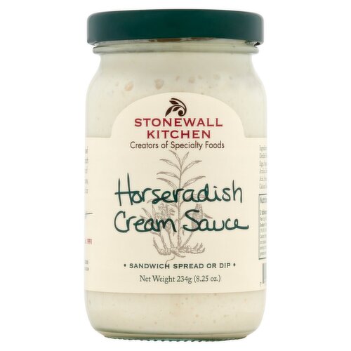 Stonewall Kitchen Horseradish Cream Sandwich Spread or Dip Sauce, 8.25 oz