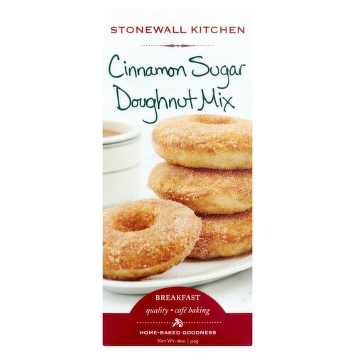 Stonewall Kitchen Breakfast Cinnamon Sugar Doughnut Mix, 18 oz