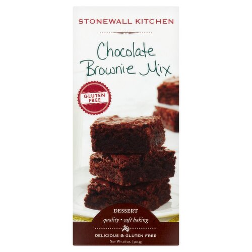 Stonewall Kitchen Dessert Gluten Free Chocolate Brownie Mix, 18 oz