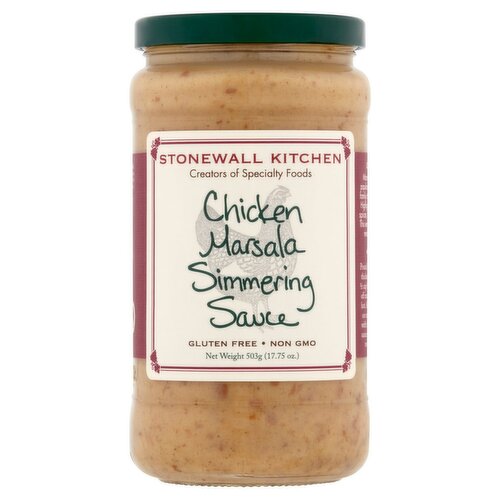 Stonewall Kitchen Chicken Marsala Simmering Sauce, 17.75 oz