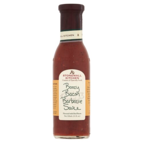 Stonewall Kitchen Boozy Bacon Barbecue Sauce, 11 fl oz