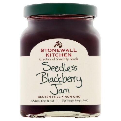 Stonewall Kitchen Seedless Blackberry Jam, 12 oz