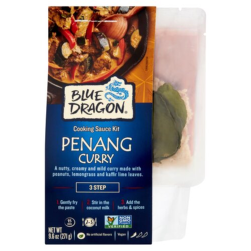 Blue Dragon Penang Curry Cooking Sauce Kit, 9.6 oz