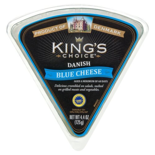 King's Choice Danish Blue Cheese, 4.4 oz