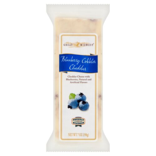 Great Midwest Blueberry Cobbler Cheddar Cheese, 7 oz