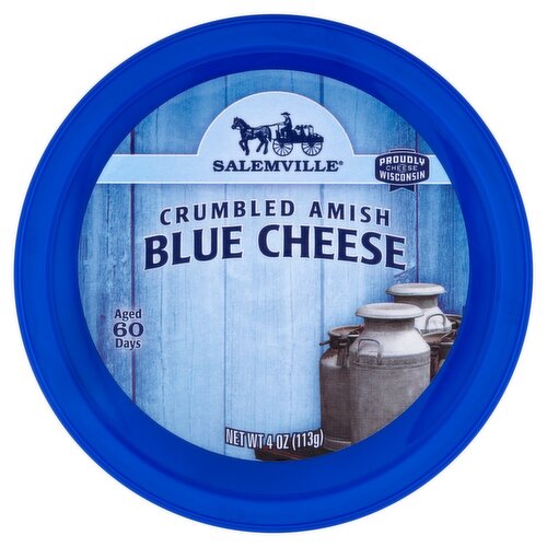 Salemville Crumbled Amish Blue Cheese, 4 oz