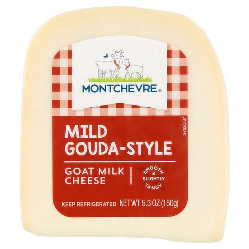 Montchevre Mild Gouda-Style Goat Milk Cheese, 5.3 oz