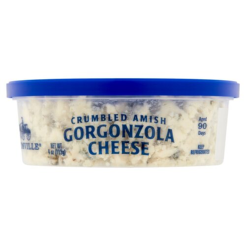 Salemville Crumbled Amish Gorgonzola Cheese, 4 oz