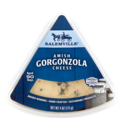 Salemville Amish Gorgonzola Cheese, 4 oz