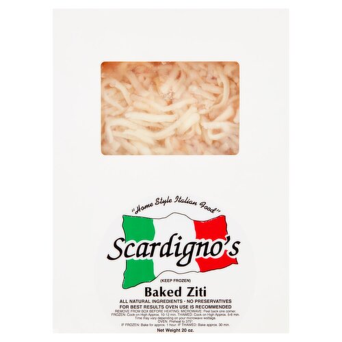 Scardigno's Baked Ziti, 20 oz