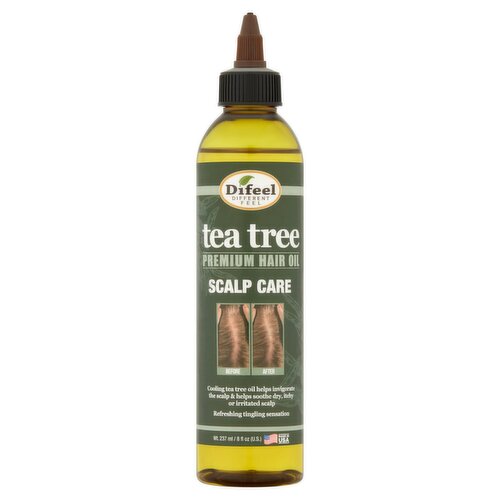 Difeel Tea Tree Premium Hair Oil, 8 fl oz