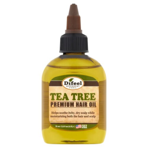 Difeel Tea Tree Premium Hair Oil, 2.5 fl oz