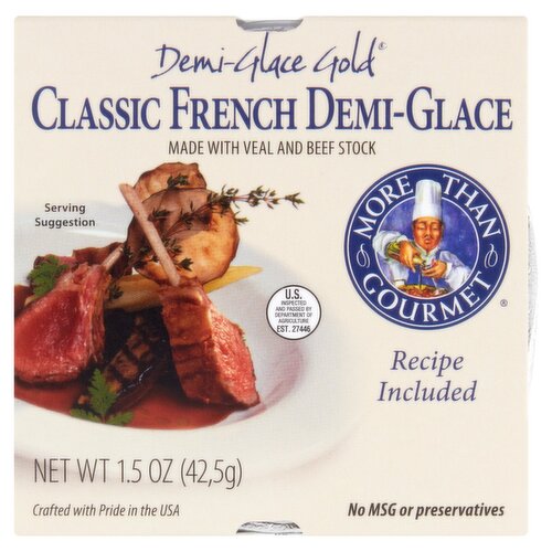 More Than Gourmet Gold Classic French Demi-Glace, 1.5 oz