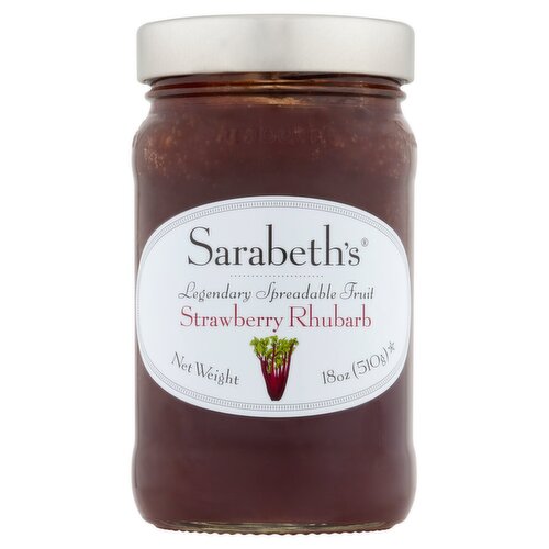 Sarabeth's Strawberry Rhubarb Legendary Spreadable Fruit, 18 oz