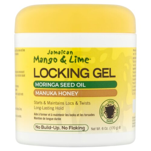 Jamaican Mango & Lime Moringa Seed Oil Manuka Honey Locking Gel, 6 oz