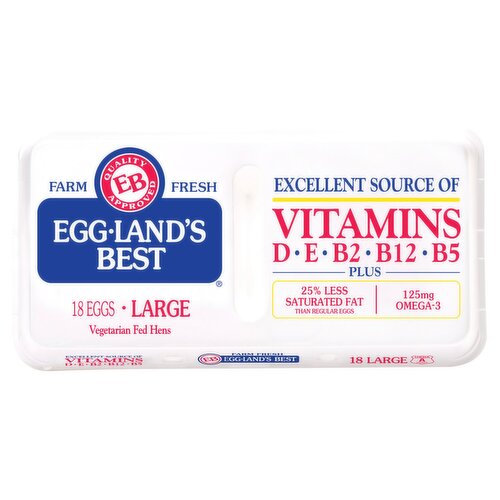 Eggland's Best Large Eggs, 18 count