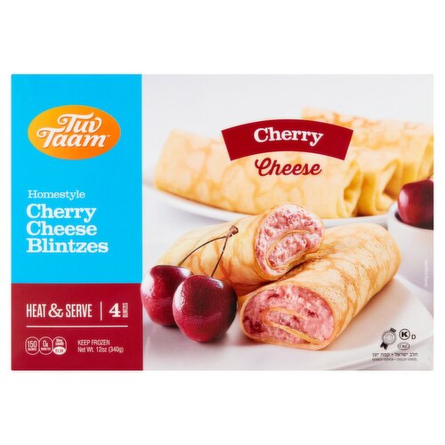 Tuv Taam Homestyle Cherry Cheese Blintzes, 4 count, 12 oz