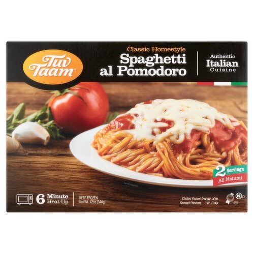 Tuv Taam Classic Homestyle Spaghetti al Pomodoro, 12 oz