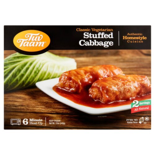 Tuv Taam Classic Vegetarian Stuffed Cabbage, 12 oz