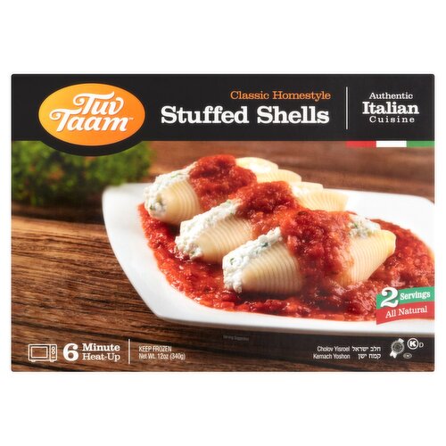 Tuv Taam Classic Homestyle Stuffed Shells, 12 oz