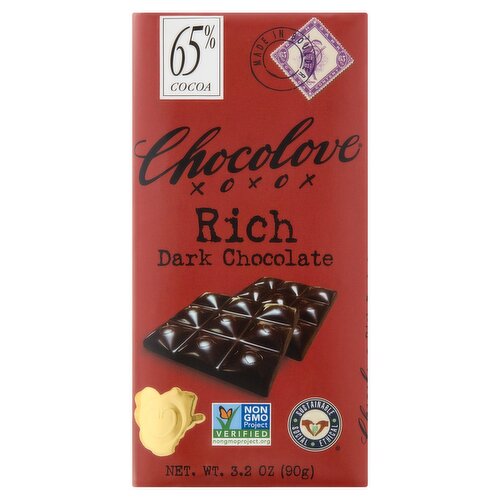 Chocolove Rich Dark Chocolate, 3.2 oz